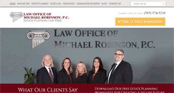 Desktop Screenshot of mrobinsonlaw.com